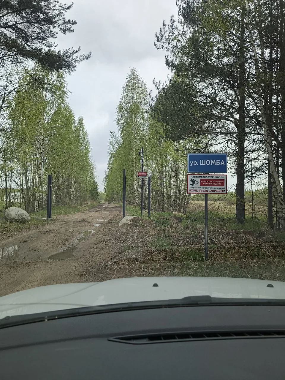 Пляж у озера Шотозеро оградили и установили запрещающие знаки. Местные жители требуют проверки прав на участок и вмешательства властей.