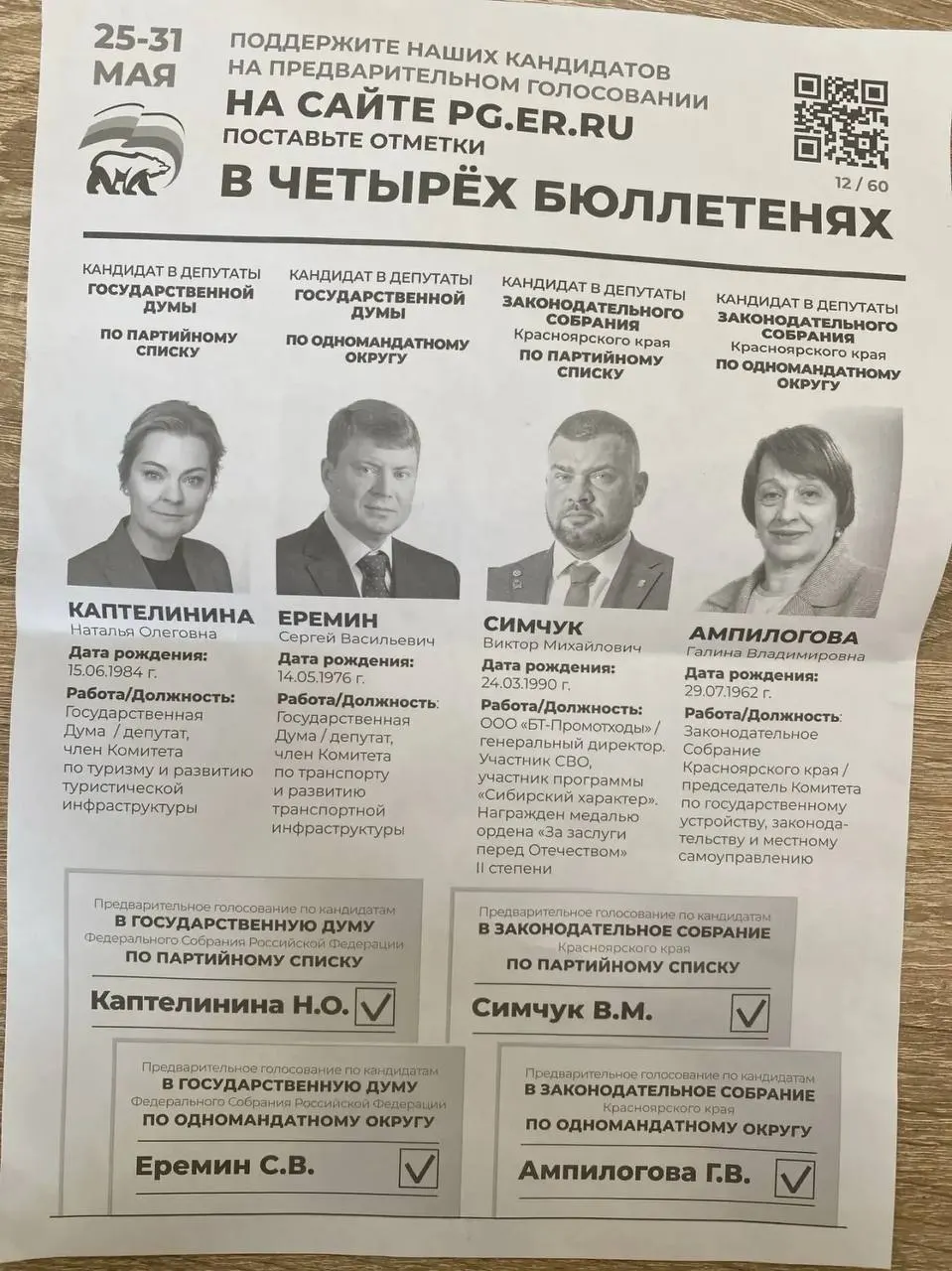 Администрация Назаровского муниципального округа Красноярского края рассылкой требует от коммерческих организаций и бюджетников участия в праймериз «Единой России» и ежедневных отчётов о голосовании; аналогичные давление и призывы фиксируют в ряде регионов.