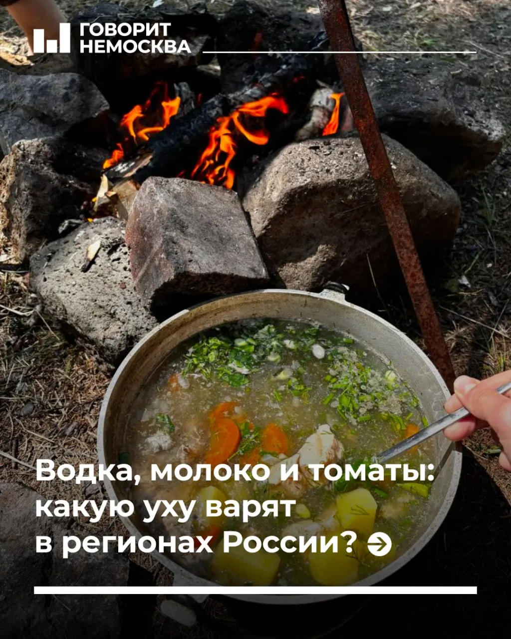 12 июля — День рыбака. Мы собрали региональные варианты ухи: от сливочной карельской до томатной астраханской — что кладут в котёл и какие традиции сопровождают приготовление.
