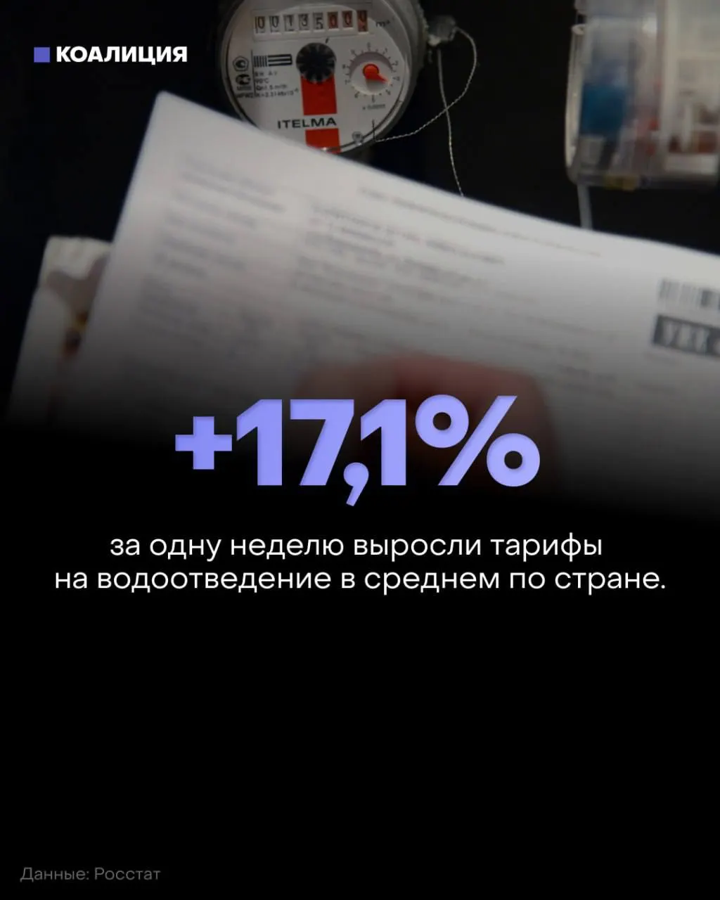 Во втором этапе индексации ЖКУ тарифы выросли по регионам: лидирует Ставропольский край, далее следуют Дагестан, Тамбовская область, Тюменская область и Северная Осетия — Алания.